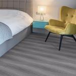 UMIGGEE Gray Peel Stick Flooring 36" x 6" 10 Pieces/Pack Vinyl Wood Look Flooring Thin Tiles, Easy to Install for Bathroom, Kitchen, Living Room