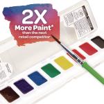 Crayola Washable Watercolor Set, 8-Colors, Back to School Supplies for Kids, Classroom Essentials for Teachers, 3+