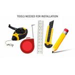 Achim 12"x12" 1.2mm Peel & Stick Vinyl Floor Tiles 20 Tiles/20 Sq. ft. Medium Oak Plank-Look