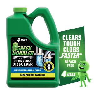 Green Gobbler Industrial Strength Drain Clog Remover & Cleaner Liquid Gel- 64oz, 1 ct
