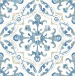 FloorPops! Virgin Vinyl Blue FP3299 Tuscan Peel & Stick Floor Tiles Flooring Materials