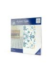 FloorPops! Virgin Vinyl Blue FP3299 Tuscan Peel & Stick Floor Tiles Flooring Materials