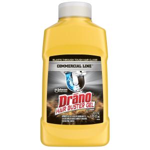 Drano Hair Buster Gel Drain Clog Remover, Commercial Line, 16 fl oz