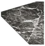 Charcoal Marble Black Vinyl Floor Tiles Self Stick Peel Flooring 12" x 12", 1-Pack (20 Pieces)