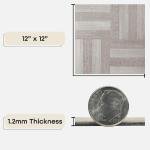 Achim Nexus Peel & Stick 12-Inch Vinyl Floor Tiles, 20 Tiles, 12" x 12", Ash Grey Wood Pattern