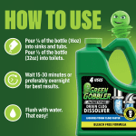 Green Gobbler Industrial Strength Drain Clog Remover & Cleaner Liquid Gel- 64oz, 1 ct