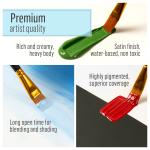 FolkArt Multi-Surface Acrylic Craft Paint, Satin Finish, Licorice, 2 fl oz