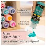 FolkArt Multi-Surface Acrylic Craft Paint, Satin Finish, Licorice, 2 fl oz