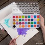 Royal & Langnickel 37-Piece Watercolor Paint Cake Set with Brush – Artist Kit