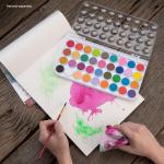 Royal & Langnickel 37-Piece Watercolor Paint Cake Set with Brush – Artist Kit