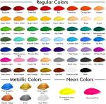 82 Pack Acrylic Paint Set, Shuttle Art 66 Colors Acrylic Paint with 10 Brushes, 22ml/0.74oz Tubes, Vibrant Colors,Painting Supplies for Kids, Adults Painting & Crafting on Canvas, Wood Ceramic