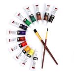Royal & Langnickel Essentials 12-Color Watercolor Artist Paint Set, 12ml Tubes