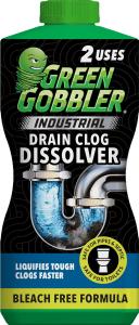 Green Gobbler Pro-Power Grease and Hair Clog Remover & Drain Opener Industrial Strength Gel, 32 oz, 1 Pack