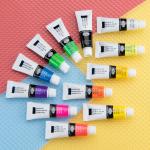 Royal & Langnickel Essentials Neon Acrylic Paint Set, 12-Piece Artist Pack
