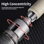 Integrated Internal & External Pipe Threading Tool, Pipe Thread Cutting Tool, Electric Drill Compatible Pipe Threader Kit, Pipes Thread Maker Tooll for Cutting & Pipe (1/2" (DN15) Pipe)