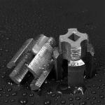 Integrated Internal & External Pipe Threading Tool, Pipe Thread Cutting Tool, Electric Drill Compatible Pipe Threader Kit, Pipes Thread Maker Tooll for Cutting & Pipe (1/2" (DN15) Pipe)