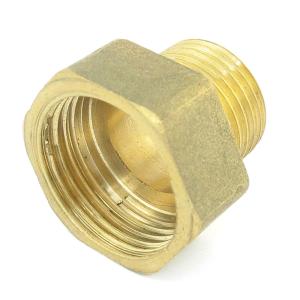 Unique Bargains Male to Female 1/2"PT to 3/4"PT Fuel Pipe Hex Reducing Bushing Plumbing Fitting