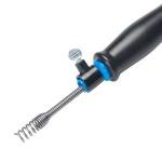 Plumb Craft 1/4 in. x 15 ft. Handheld Drain Snake Auger with Plastic Drum and Cable, Manual Crank