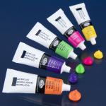 Royal & Langnickel Essentials Neon Acrylic Paint Set, 12-Piece Artist Pack
