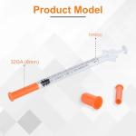 Pack of 20pcs 1ml Plastic Multiple Uses Measuring Tools, 0.32X6mm Laboratory Accessories, Individually Sealed Packaging