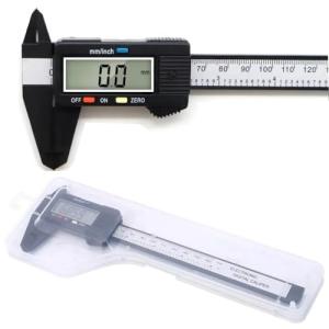 Digital Vernier Caliper,150mm 6 Inch Electronic Micrometer Caliper With Large Lcd Screen,Inch/Metric Conversion,24cm Ruler,Precision Depth Gauge Measuring Tool for DIY,Household,Jewelry,Woodworking