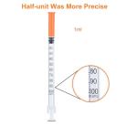 Pack of 20pcs 1ml Plastic Multiple Uses Measuring Tools, 0.32X6mm Laboratory Accessories, Individually Sealed Packaging