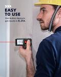 Laser Measure Device 50M, MiLESEEY Laser Distance Meter With 2 Spirit Level Bubbles, ±2mm Accuracy, 2 inch LCD Backlight, Pythagorean Mode, Measure Distance, Area/Volume Calculation