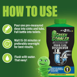 Green Gobbler Pro-Power Grease and Hair Clog Remover & Drain Opener Industrial Strength Gel, 32 oz, 1 Pack