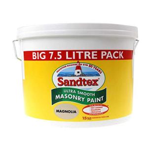 Sandtex Ultra Smooth Masonry Paint 7.5L Magnolia