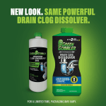 Green Gobbler Pro-Power Grease and Hair Clog Remover & Drain Opener Industrial Strength Gel, 32 oz, 1 Pack