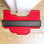 AI Gear 10-Inch Contour Gauge Shape Copying Tool for DIY, Woodworking, Flooring & Tiling for Marking Around Pipes, Corners & Edges