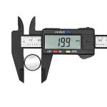 150mm 6inch Plastic Digital Caliper LCD Digital Electronic Ruler Carbon Fiber Vernier Caliper Gauge Micrometer Measuring Tool