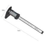 150mm 6inch Plastic Digital Caliper LCD Digital Electronic Ruler Carbon Fiber Vernier Caliper Gauge Micrometer Measuring Tool