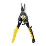 STANLEY FATMAX Straight Cut Compound Action Aviation Snips, Suitable for Aluminium, Sheet UPVC, Wire Mesh, Leather, Copper, Plastic and Mild Steel, 2-14-563
