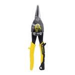 STANLEY FATMAX Straight Cut Compound Action Aviation Snips, Suitable for Aluminium, Sheet UPVC, Wire Mesh, Leather, Copper, Plastic and Mild Steel, 2-14-563