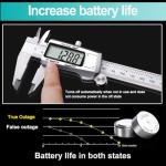 Kynup Digital Vernier Caliper, 150mm Electronic Calipers Measuring Tool, Precision Digital Tool Vernier Micrometer Measuring Tools with Mm/Inch Conversion