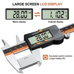 Digital Vernier Caliper, Preciva 150mm Electronic Micrometer Calipers, Measuring Tools Gauge with Mm/Inch Conversion High Precision