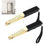Metal Door Gap Measuring Tool, 2 Pcs Fire Door Gap Gauge Checker Tool, Accuracy 0.5mm Measuring Tool for Door Gaps, Feeler Gauges Door, Gap Measure, Welding Wedge Feeler Gauge, Metal Measuring Gauge