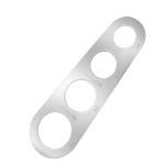 Ainkou 4-Hole Stainless Steel Spaghetti Measure Tool Sturdy Pasta Measuring Gadget Kitchen Cooking Measurer Tool for Noodle Portion Control Stocking Stuffer