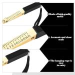 Metal Door Gap Measuring Tool, 2 Pcs Fire Door Gap Gauge Checker Tool, Accuracy 0.5mm Measuring Tool for Door Gaps, Feeler Gauges Door, Gap Measure, Welding Wedge Feeler Gauge, Metal Measuring Gauge