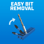 HART 175-Piece Assorted Drill and Drill Bit Set Wood/Metal/PVC, Customizable Modular Storage Case