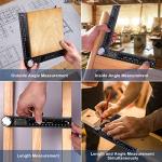 Digital Angle Finder, Digital Inclinometer Protractor Angle Measure Tool Angle Ruler with LCD Display for Woodworking Construction Repairing.