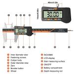Digital Vernier Caliper, Preciva 150mm Electronic Micrometer Calipers, Measuring Tools Gauge with Mm/Inch Conversion High Precision