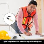 Metal Door Gap Measuring Tool, 2 Pcs Fire Door Gap Gauge Checker Tool, Accuracy 0.5mm Measuring Tool for Door Gaps, Feeler Gauges Door, Gap Measure, Welding Wedge Feeler Gauge, Metal Measuring Gauge