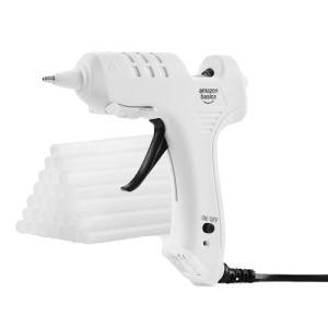Amazon Basics Hot Glue Gun Kit with 30 Glue Sticks, 20w