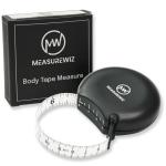 MeasureWiz Body Tape Measure - 80 Inch 200 cm Retractable Mini Measuring Tool - Tracker for Weight Loss & Body Fat Measurements - Waist/Bra Measurement Kit
