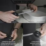 MeasureWiz Body Tape Measure - 80 Inch 200 cm Retractable Mini Measuring Tool - Tracker for Weight Loss & Body Fat Measurements - Waist/Bra Measurement Kit