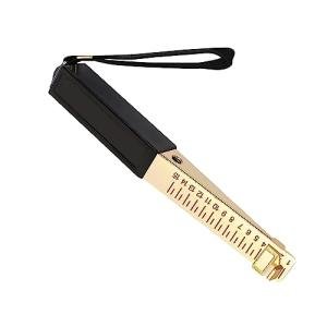 EUTEEWAL Door Gap Measuring Tool, 1-15mm Fire Door Gap Gauge Checker Tool Engineering Ruler, Feeler Gauges for House Engineering Inspection Flatness Measuring Tool Ruler (0.5mm)