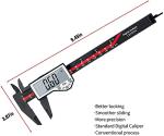 Digital Vernier Caliper 0-6" | Electronic Caliper with Auto-Off Feature | Large LCD Screen | Inch/Millimeter ConversionPrecision Measuring Tool for Length, Depth, Inner & Outer Diameter Measurements