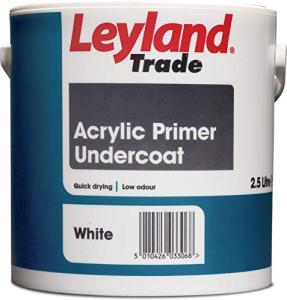 Leyland Trade Acrylic Primer Undercoat - White 2.5L